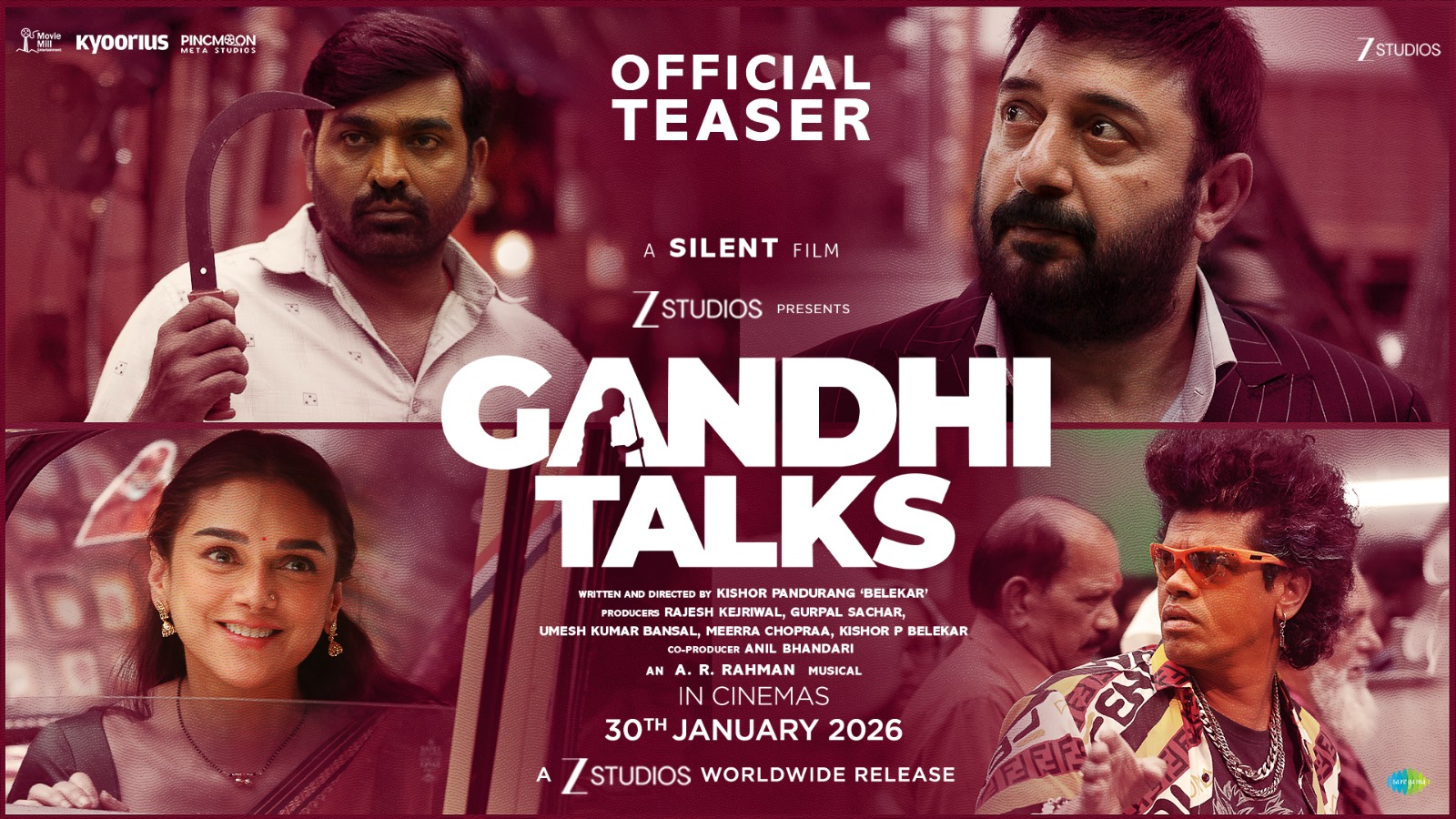 GANDHI TALKS OFFICIAL TEASER OUT