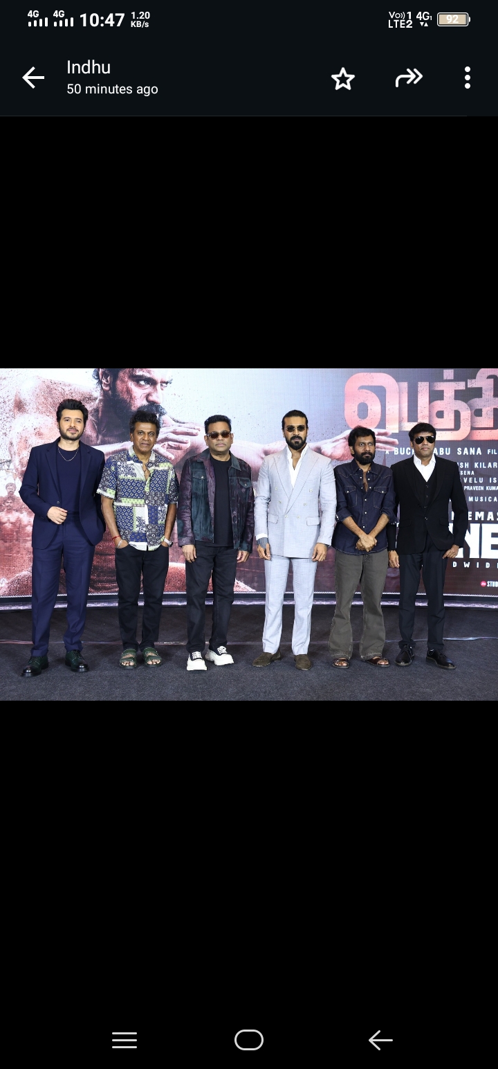 Peddy Movie Press Meet