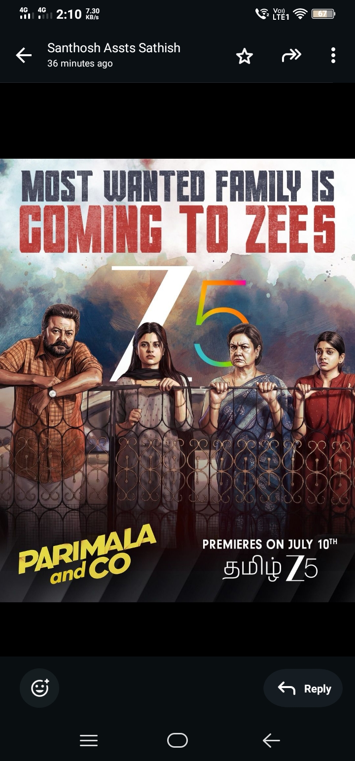 ZEE5-ல் ஜூலை 10 முதல் ஐந்து மொழிகளில் வெளியாகும் கலகலப்பான குடும்ப பொழுதுபோக்கு திரைப்படம் ‘பரிமளா & கோ’*