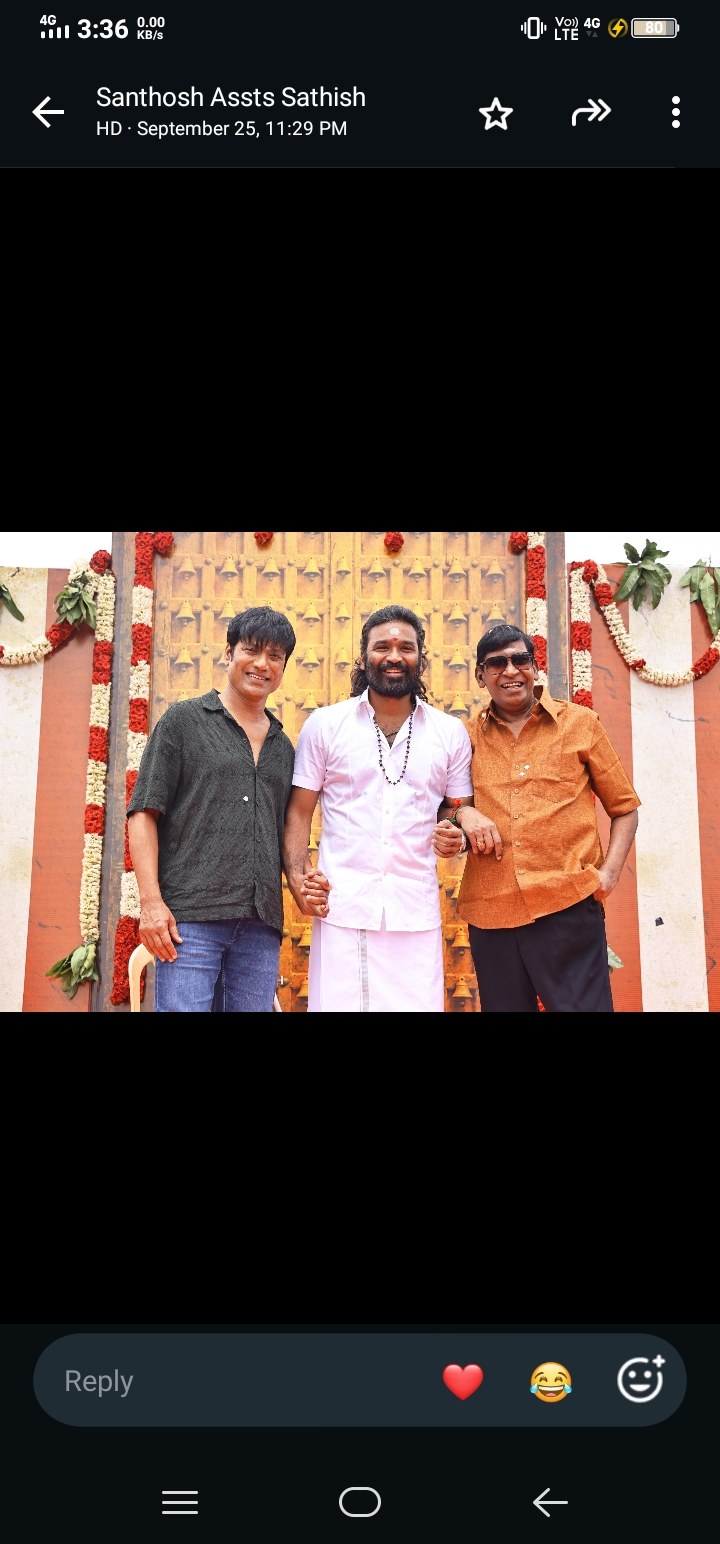 மாரனாடு கருப்பணசாமி கோவிலில் பிரம்மாண்டமாக துவங்கியது தனுஷின் D56 !!*